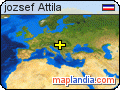 jozsef Attila satellite map