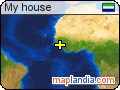 My house satellite map