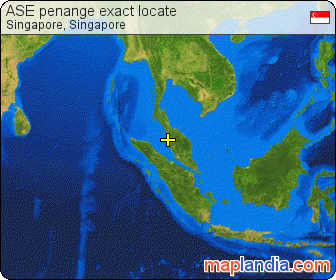 ASE penange exact locate satellite map