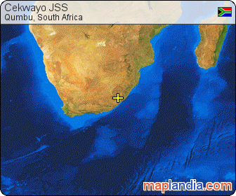 Cekwayo JSS satellite map
