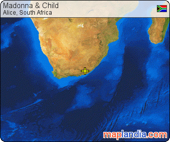 Madonna & Child satellite map