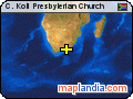 C. Koti Presbyterian Church satellite map