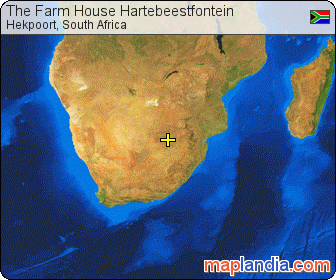 The Farm House Hartebeestfontein satellite map