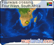 Fourways crossing satellite map