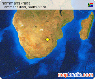 hammanskraaal satellite map