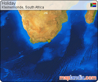 Holiday satellite map