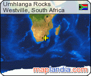 Umhlanga Rocks satellite map
