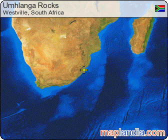 Umhlanga Rocks satellite map