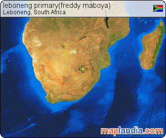 leboneng primary(freddy maboya) satellite map