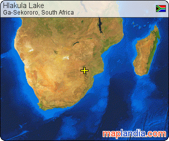 Hlakula Lake satellite map