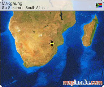 Makgaung satellite map