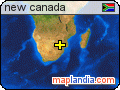 new canada satellite map