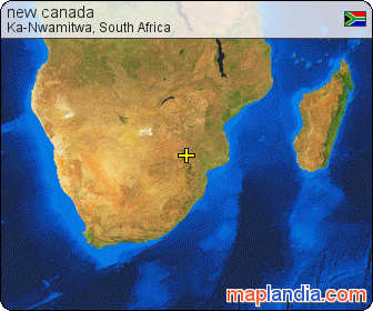 new canada satellite map