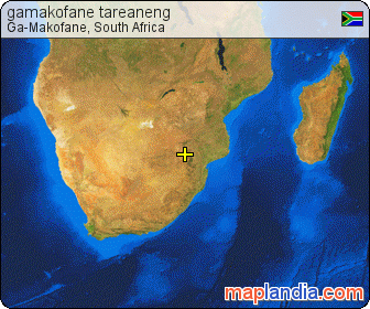 gamakofane tareaneng satellite map