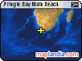 Pringle Bay Main Beach satellite map