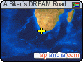 A Biker`s DREAM Road satellite map