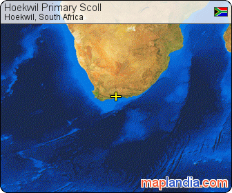 Hoekwil Primary Scoll satellite map