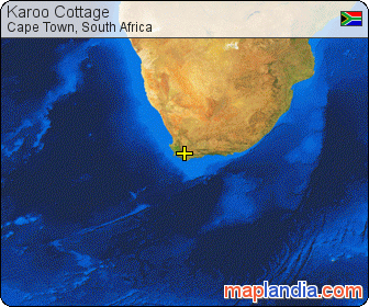 Karoo Cottage satellite map