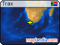 Trax's map homepage