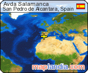 Avda Salamanca satellite map