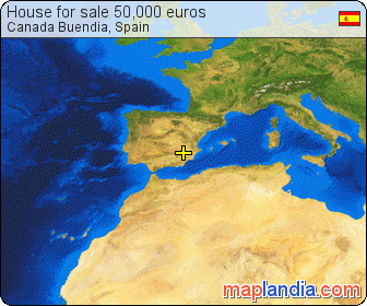 House for sale 50,000 euros satellite map