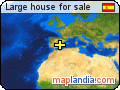 Large house for sale satellite map