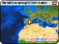 Metallica wrought iton maker satellite map