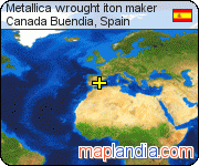Metallica wrought iton maker satellite map