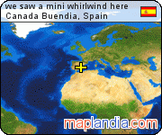 we saw a mini whirlwind here satellite map