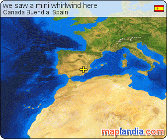 we saw a mini whirlwind here satellite map