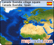Canada Buendia village square satellite map