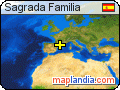 Sagrada Familia satellite map