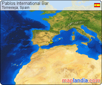 Pablos International Bar satellite map