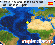 Parque Nacional de las Canadas satellite map