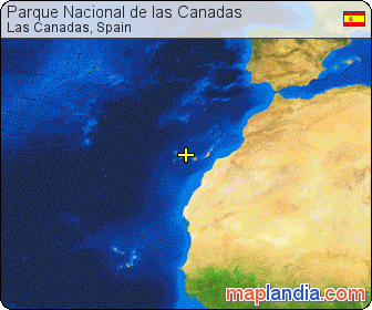 Parque Nacional de las Canadas satellite map