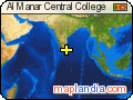Al Manar Central College satellite map