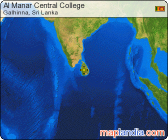 Al Manar Central College satellite map
