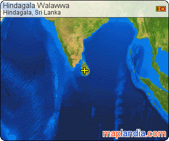 Hindagala Walawwa satellite map