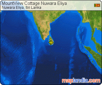 MountView Cottage Nuwara Eliya satellite map