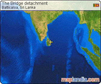 The Bridge detachment satellite map