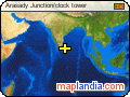 Arasady Junction/clock tower satellite map