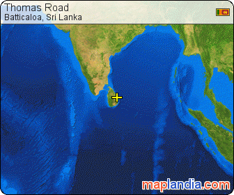 Thomas Road satellite map