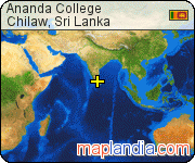Ananda College satellite map