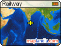 Railway  satellite map