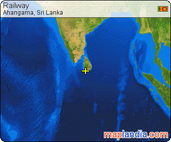Railway  satellite map