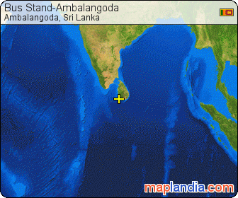 Bus Stand-Ambalangoda satellite map
