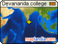 Devananda college satellite map