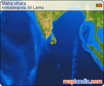 Maha vihara satellite map