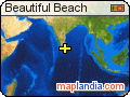 Beautiful Beach satellite map