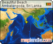 Beautiful Beach satellite map